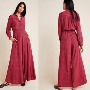 Anthropologie Loveland Wide-Leg Jumpsuit, size 6